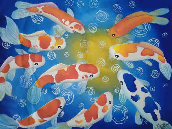 Painting  by Tanvi Rangani - The Marine Life