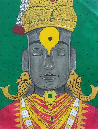 Painting  by Vedika Paithankar - Lord Vitthal