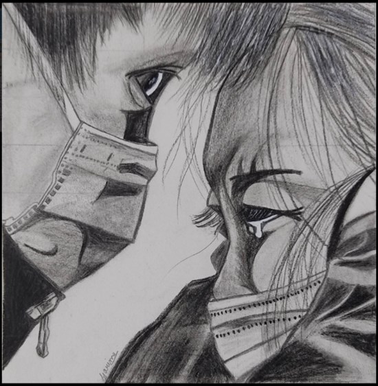 VIRAAG, painting by Garima Sangrai