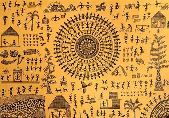 Warli Painting, painting by Mrunmayi Sarvade