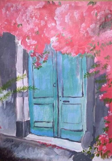 Door, painting by Anitha More