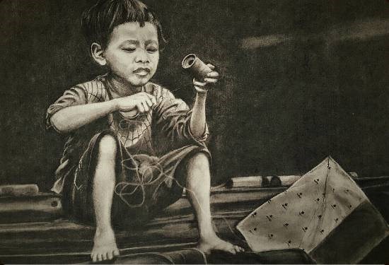 Innocence, painting by Anjalee S Goel