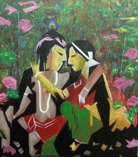 Pure love -  3, painting by Anjalee S Goel