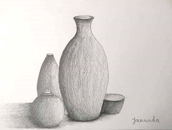 Still life, painting by Jnanada Bhat