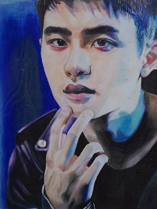 D.o., painting by Dharitha Surgi