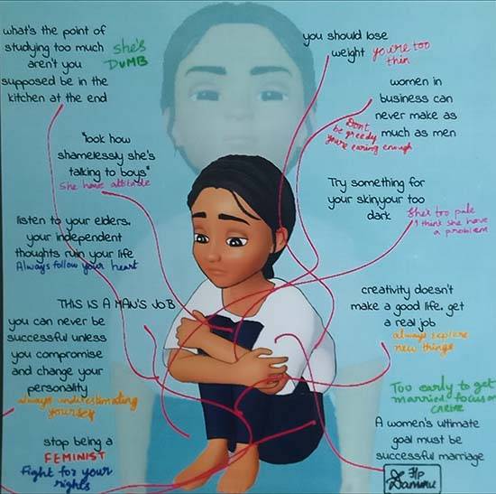 Painting  by Haripriya Dammu - Girl's life