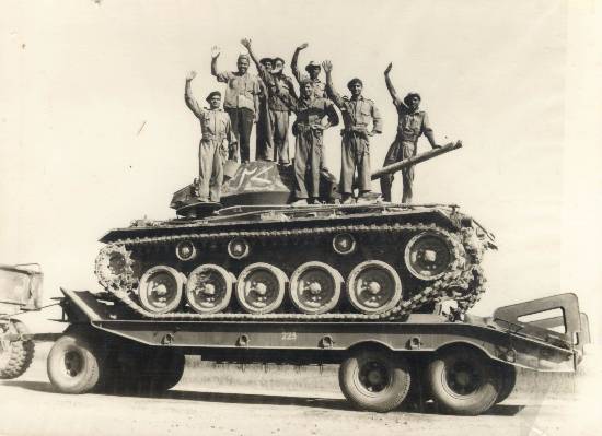 Photograph by Prem Vaidya - Victorious Indian soldiers, 1965 Indo-Pak war, Western Sector