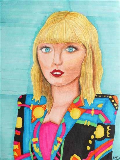 Taylor Swift, painting by Shreya Belgundi
