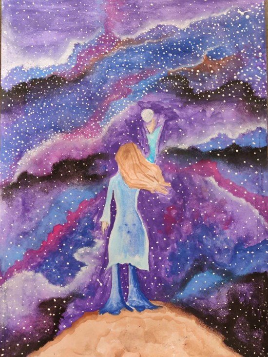 stars, painting by Aashi singh