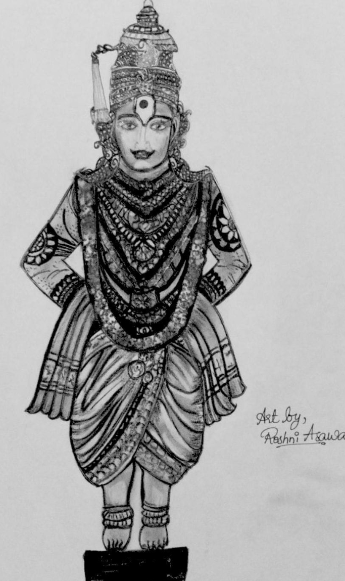 Artwork  by roshni asawa - God Pandurang Vitthal