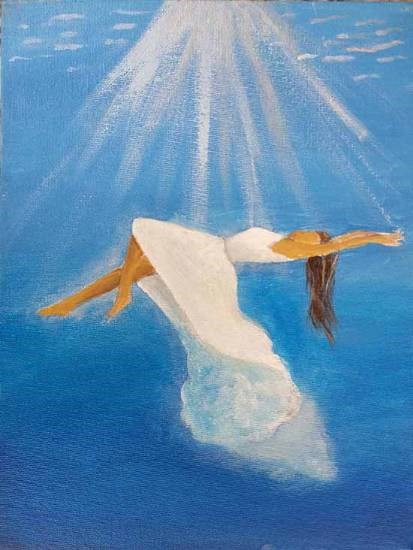 Holiday vacation, painting by Chhavi talwar