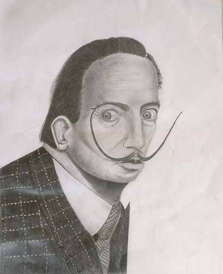 Salvador Dali, painting by Anjana P S