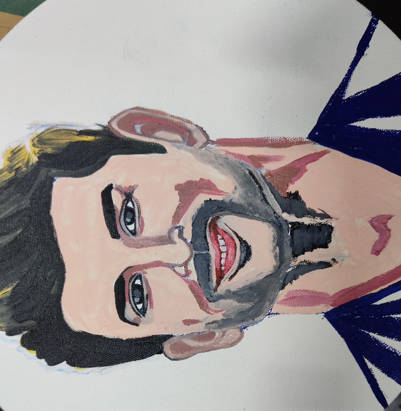 painting by Richie Dalai - SSR