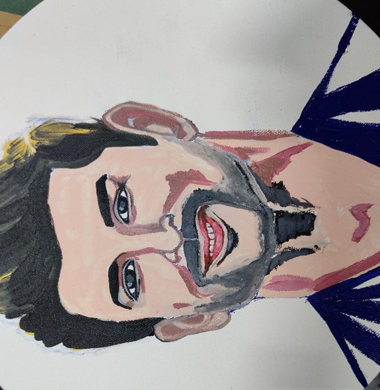 SSR, painting by Richie Dalai