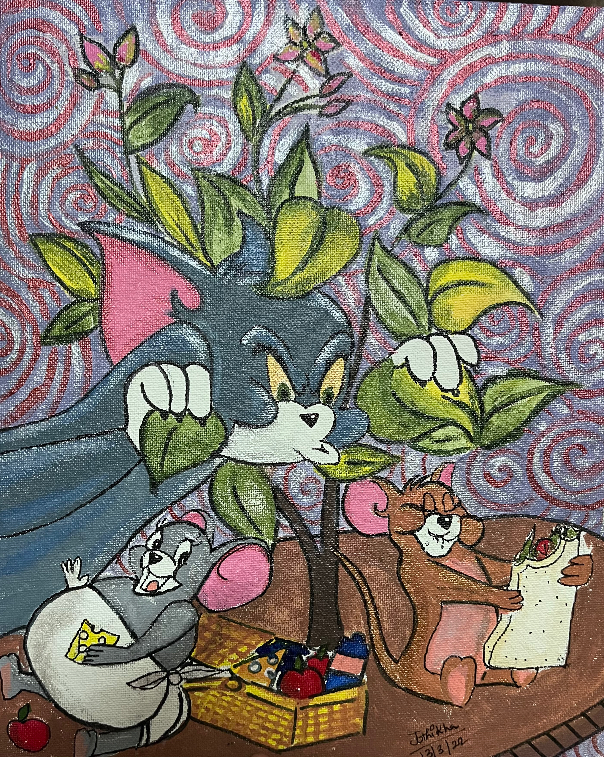 Painting  by Jothikha  - Tom and Jerry