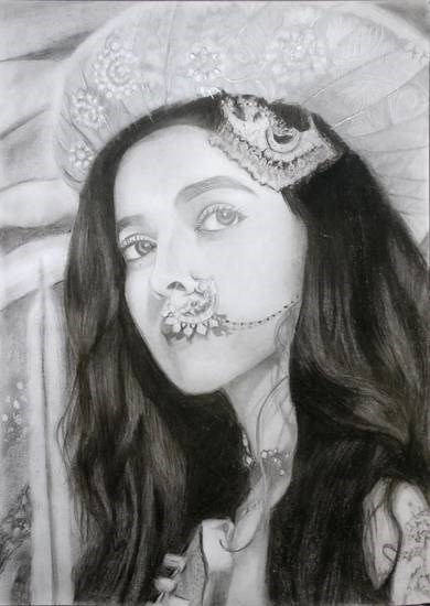 Mastani, painting by P. Mohit Harsh