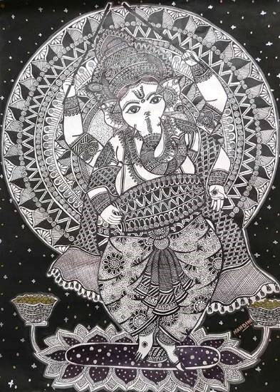 Mandala Art, painting by Nandini Agarwal