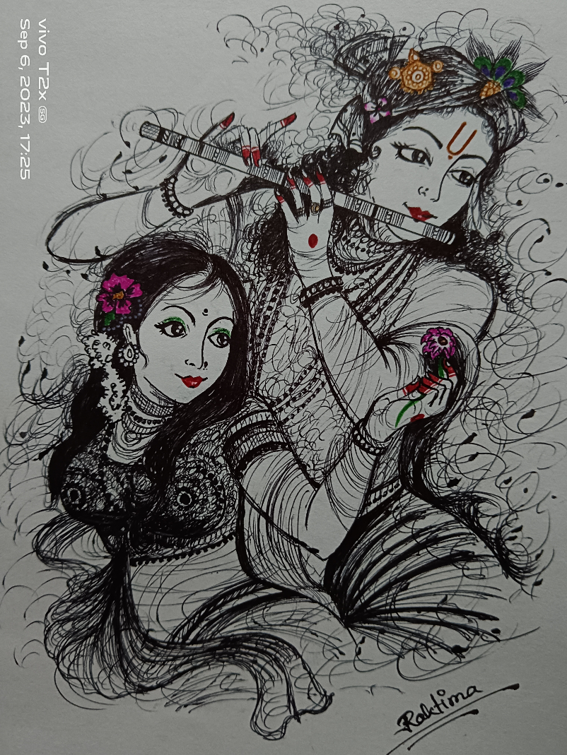 Shri Krishna Drawing by Mohit Goel - Fine Art America-kimdongho.edu.vn