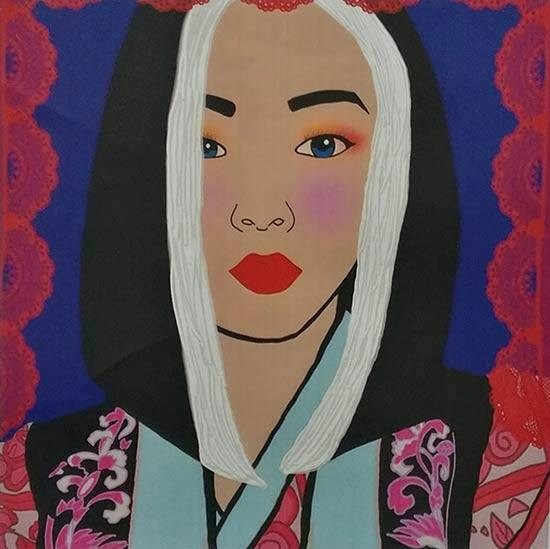 Jennie from Blackpink, painting by Garima Badola