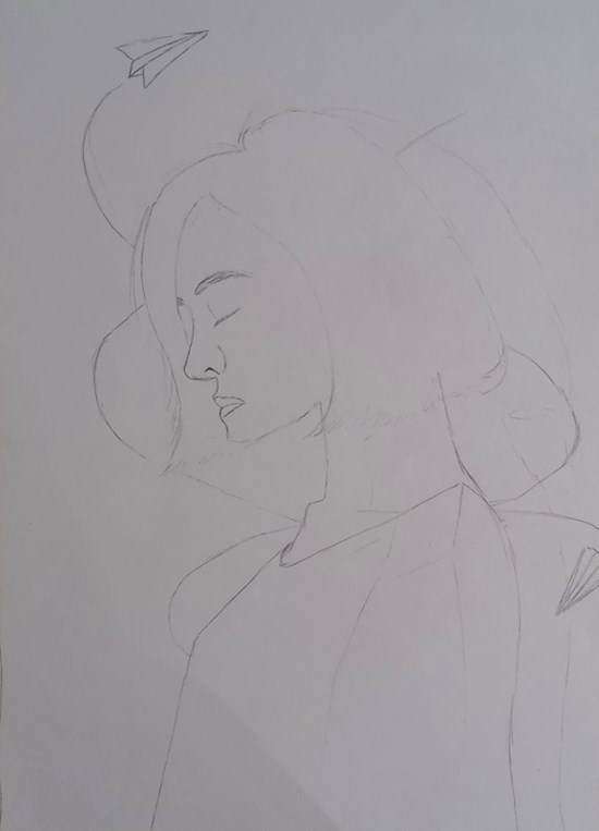 You are beautiful, painting by Ishita Gupta