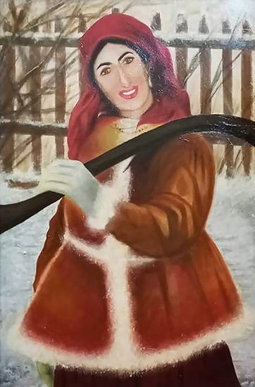 painting by Khaled Hamdy .H - Beautiful Girl