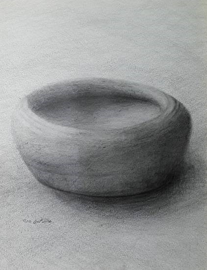 The Bowl, painting by Khaled Hamdy .H