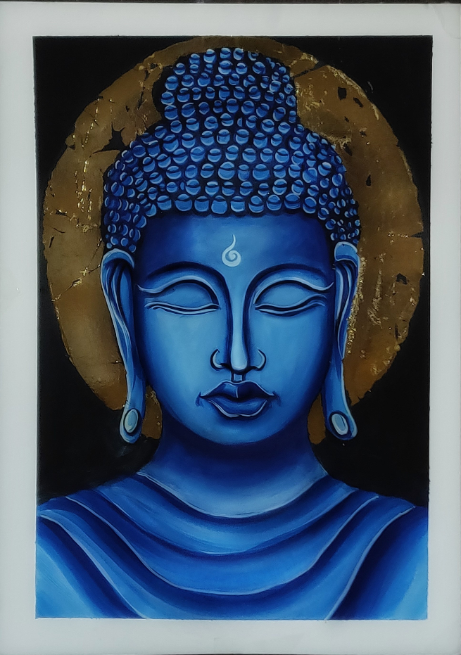 Painting  by Sumaid Pal Singh Bakshi - Buddha