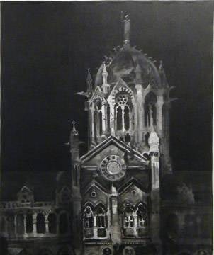 Memories IX, painting by Anwar Husain