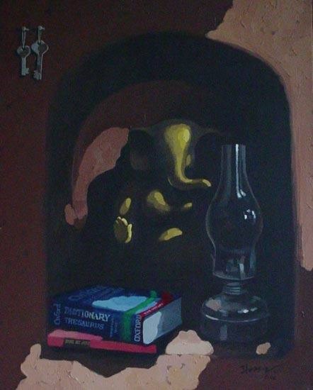 Painting 4, painting by Anwar Husain