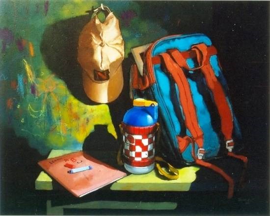 Still life V, painting by Anwar Husain