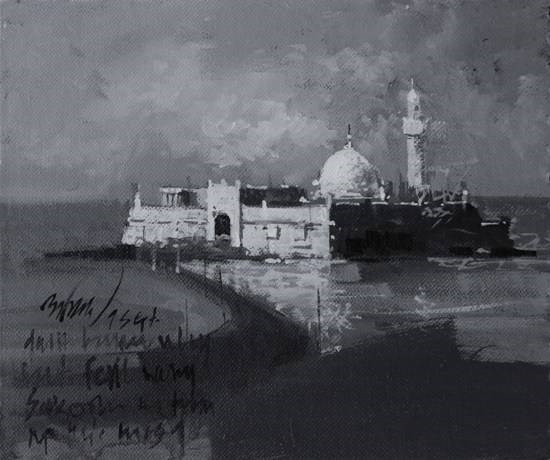 Mumbai Diary - 27, painting by Anwar Husain