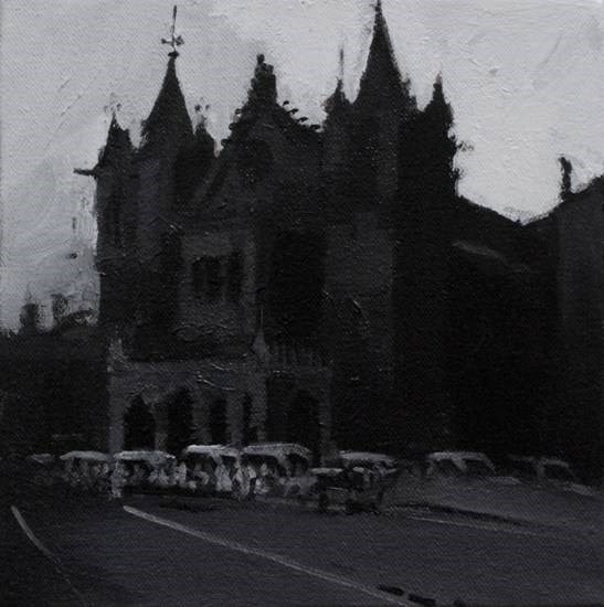 Mumbai Diary - 102, painting by Anwar Husain