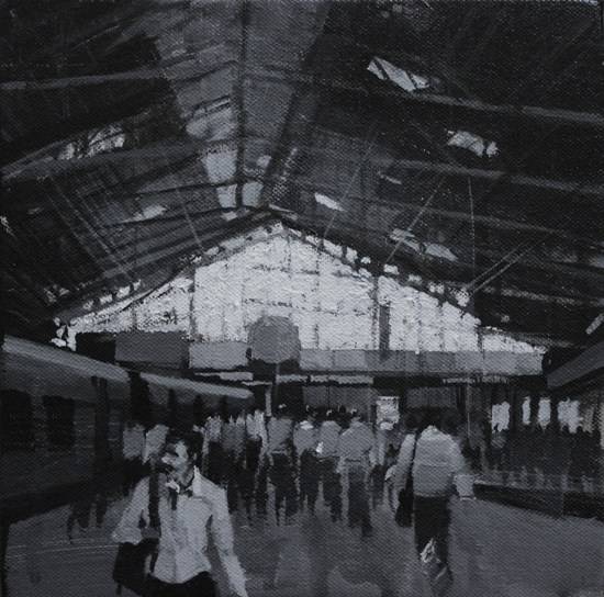 Mumbai Diary - 32, Painting by  Artist Anwar Husain