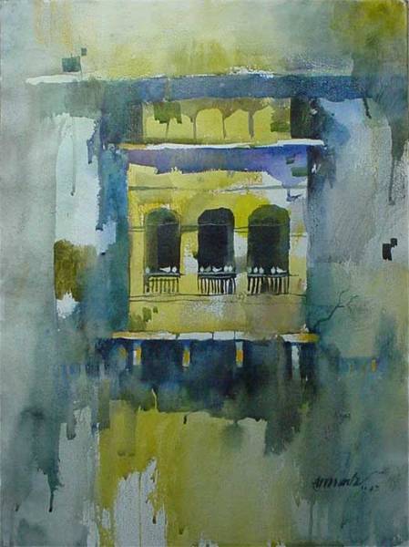 Ambarkhana I, Painting by  Artist Anwar Husain