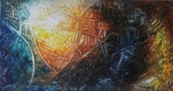 Nadir, painting by Anuj Malhotra