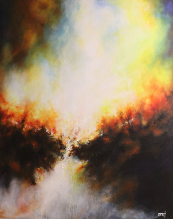 Miracles 3, painting by Anuj Malhotra