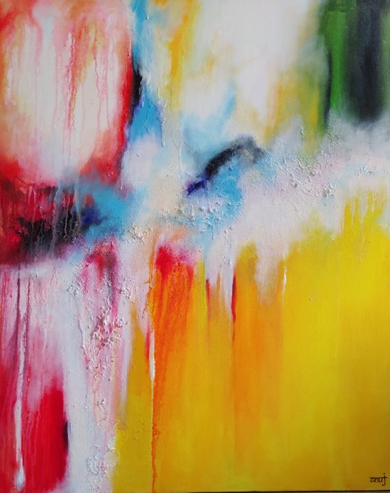 Miracles 5, painting by Anuj Malhotra