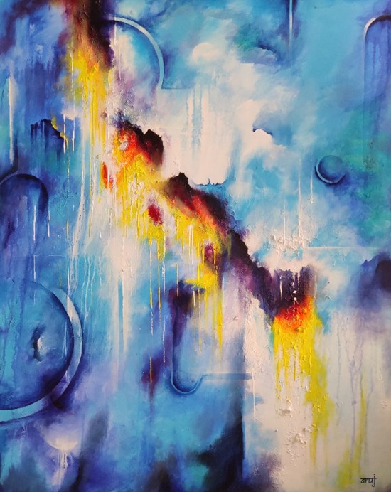 Miracles 6, painting by Anuj Malhotra