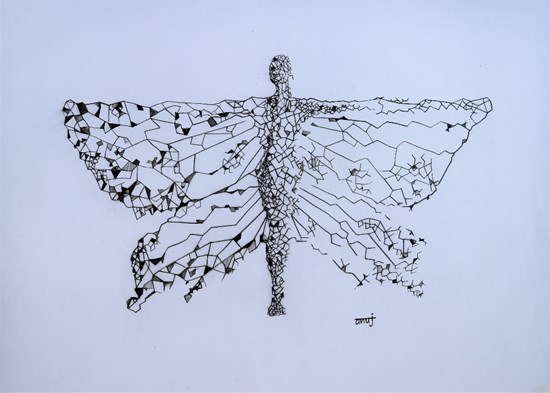 Metamorphosis 5, painting by Anuj Malhotra