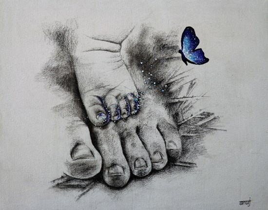 Metamorphosis 7, painting by Anuj Malhotra