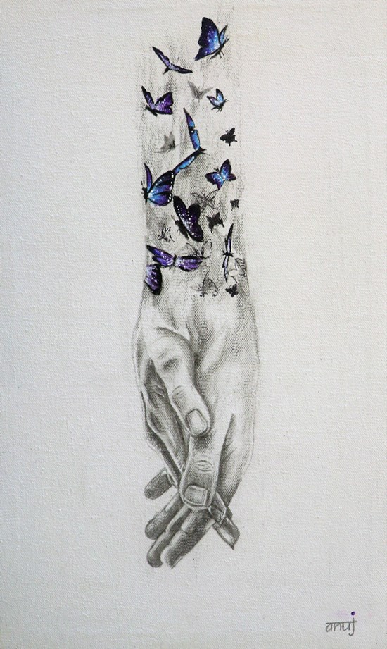 Metamorphosis 8, painting by Anuj Malhotra