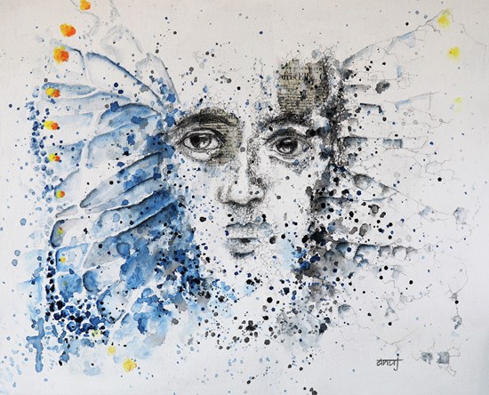 Metamorphosis 11, painting by Anuj Malhotra