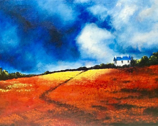 Scotland 1, painting by Anuj Malhotra