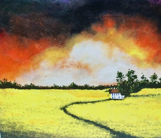Scotland 2, painting by Anuj Malhotra