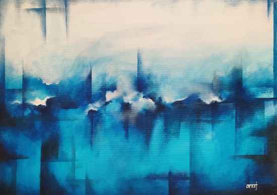 Horizons 9, painting by Anuj Malhotra