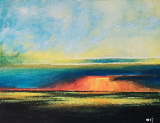 Horizons 41, painting by Anuj Malhotra