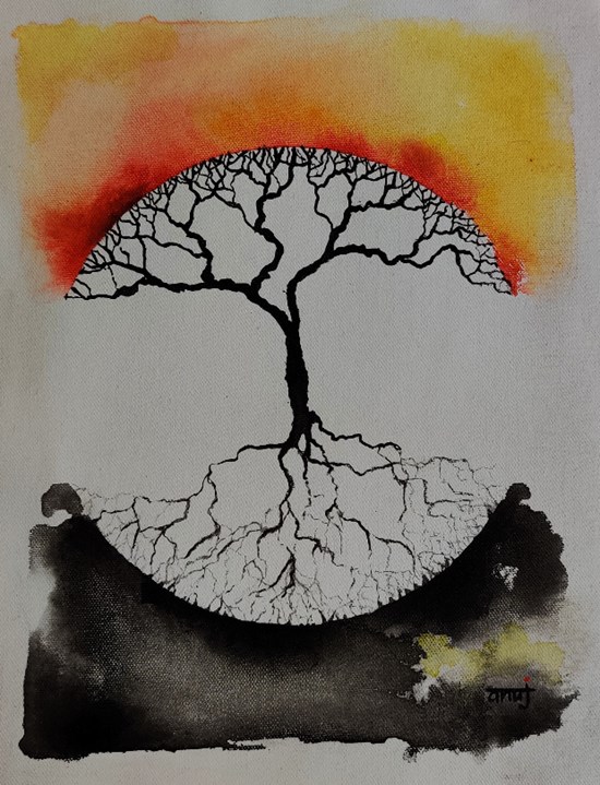 Horizons 48, painting by Anuj Malhotra