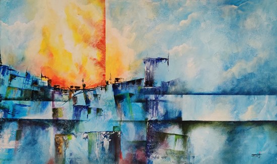 Horizons 58, painting by Anuj Malhotra