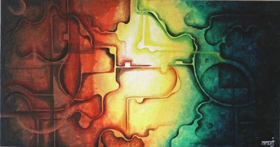 Nightfall - 2, Painting by  Artist Anuj Malhotra