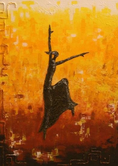 Joy, painting by Anuj Malhotra